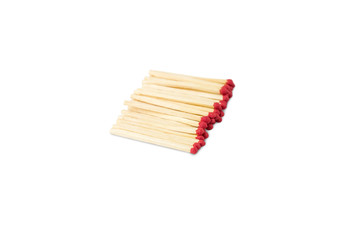 matches isolated on white background