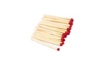 matches isolated on white background