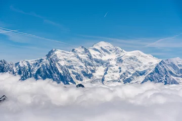 Papier Peint photo Lavable Mont Blanc Le Mont Blanc
