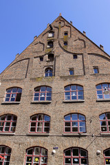Fototapeta na wymiar Buechsenstadel built 1485 in Ulm, Baden-Wurttemberg, Germany, Europe