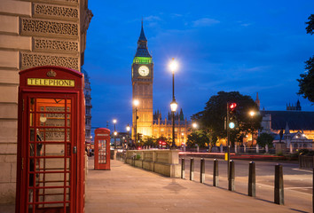 Plakat Big BenBig Ben and Westminster abbey in London, England