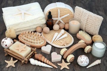 Fototapeta na wymiar Natural Skincare and Spa Products