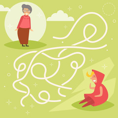 Simple children's labyrinth.