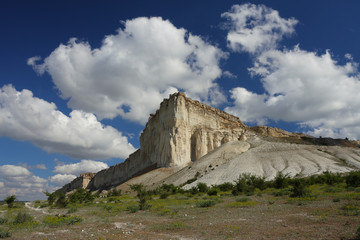 Ak-Kaya rock in Crimea