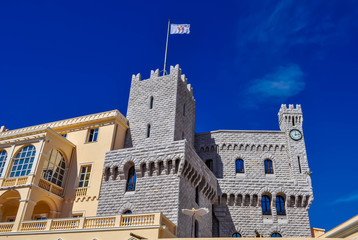 Fototapeta na wymiar Monaco, le palais princier.