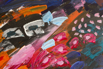 Detail of the Painting as a Background