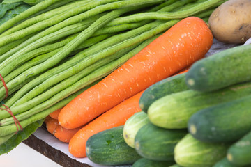carrots and vegetables