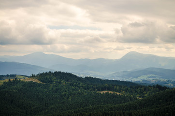 Fototapeta premium many mountains 