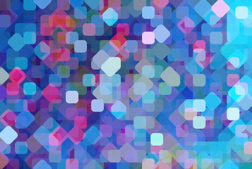 Bokeh light blue abstract background. illustration digital.