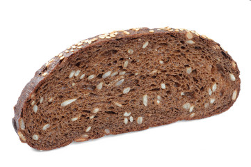 slice of  bread. Close-up food photography.