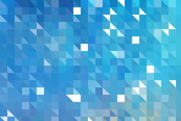 Fototapeta na wymiar abstract blue background with mosaic. illustration digital.