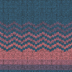 Knitting pattern, shevron seamless fabric wool texture, Illustration