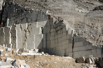 Italien, Toscana, Carrara, Marmorbruch, Steinbruch, Marmorarbeiter, Bergbau, Versilia