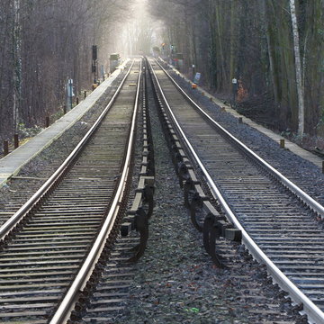U-Bahn-Gleise