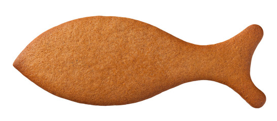 Gingerbread Fish Cookie