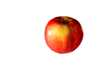 Red apple isolated on white background