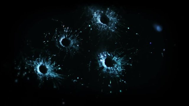 Broken Shot And Shattered Glass