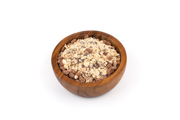 Healthy oat granola muesli cereals