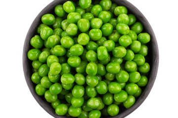 Bowl of green wet pea