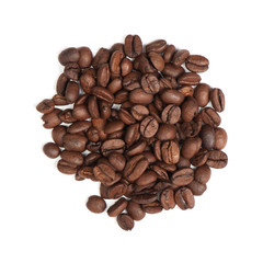 Heap of coffee beans