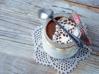 Classic delicious italian cheese dessert 