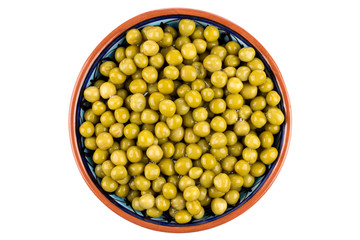 Marinated green peas