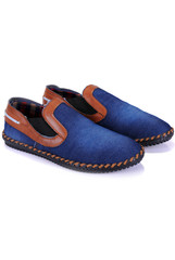 Modern men shoes isolated on white