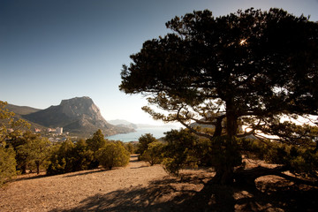 Landscape of Novy Svet on Crimea peninsula