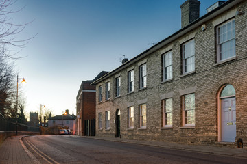 Suffolk street at twilight
