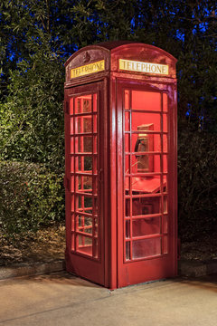 Vintage Telephone Booth