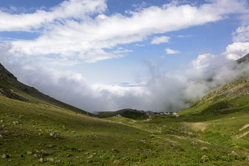Fototapeta premium view of the highland from north of turkey