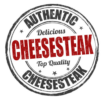 Cheesesteak sign or stamp