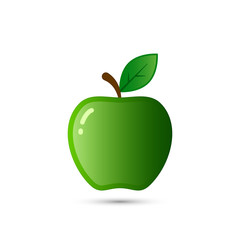 Apple illustration isolated on white background, Vector.