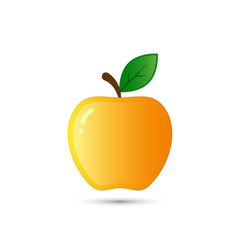 Apple illustration isolated on white background, Vector.