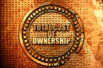 total cost of ownership, 3D rendering, metal text