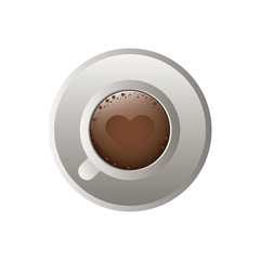 Delicious coffee cup icon vector illustration graphic design
