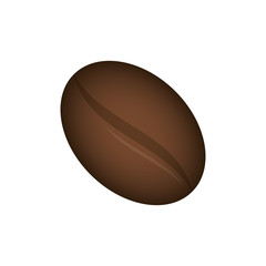 Delicious Coffee bean icon vector illustration graphic design