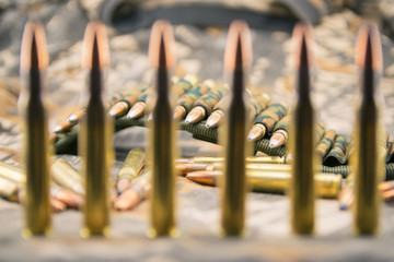 Ammunitions for rifle.