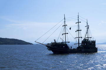 Fototapeta na wymiar Barco Pirata