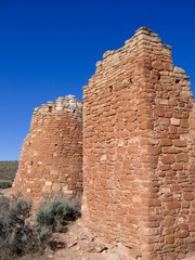 Ancestral Puebloan ruins at Hovenweep National Monument in Colorado and Utah.