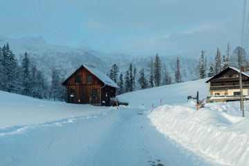 Small house in the mountains