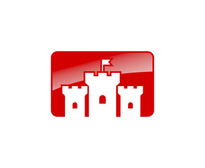 Obraz premium Castle logo
