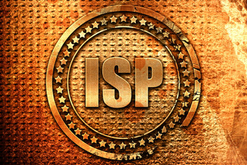 isp, 3D rendering, metal text