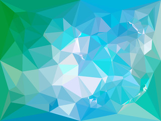 Abstract multicolor mosaic backdrop. Vector clip art.