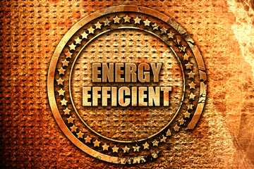 energy efficient, 3D rendering, metal text