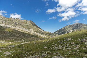 Fototapeta premium View of the highland and lake from north of Turkey