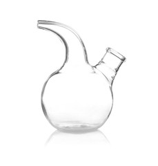 Test flask isolated on white