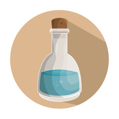 bottle with lotion spa vector illustration design