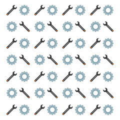 Construction tools symbol icon vector illustration graphic design