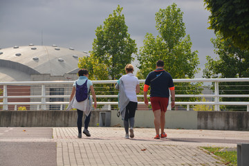 caminando por la ciudad